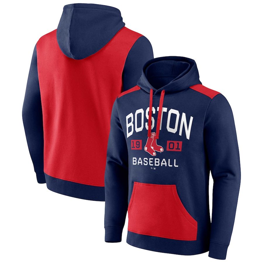 Men 2023 MLB Boston Red Sox blue Sweatshirt style 2